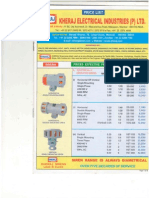 Kheraj Pricelist 01.04.2012