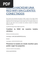 Cómo Hackear Una Red Wifi Sin Clientes Conectados