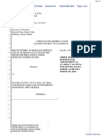 Fisher Et Al v. Placer County, Et Al. - Document No. 6