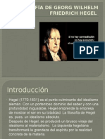 Biografía de Georg Wilhelm Friedrich Hegel