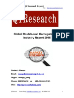 Global Double-Wall Corrugated Pipe Industry Report 2015