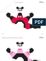 Mickey Friends Character Bowling Pins Printable 0610