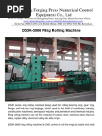 D53K-3000 Ring Rolling Machine