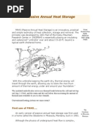 Passive Annual Heat Storage