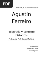 Biografía de Agustin Ferreiro