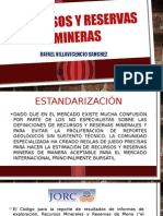 Recursos y Reservas Mineras