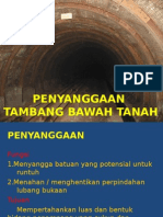 Penyanggaan Tambang Bawah Tanah