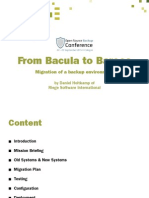 Migration From Bacula To Bareos by Daniel Holtkamp