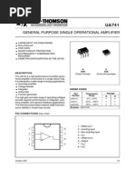 General Purpose Single Operational Amplifier: Description