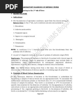 Lab Diagnosis of Enteric Fever