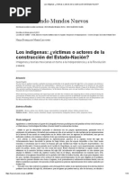 Los Indígenas - ¿Víctimas o Actores de La Construcción Del Estado-Nación