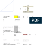 Composite I Beam Properties