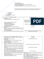 Detailed Lesson Plan - Skeletal System