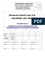 PO-SQM-LB-12 - Manejo de Suelo Impregnado Con Hidrocarburo Rev. 1