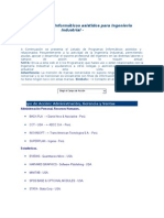 Programas Informáticos Asistidos para Ingenieria Industrial