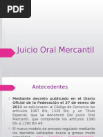 DPCM Presentacion Juicio Oral Mercantil