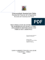 Tesis Reforzamiento de Estructuras Con Fibras de Carbono PDF