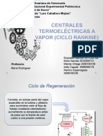 Centrales Termoelectricas. Ciclo Rankine