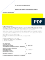 Antología Formulación y Evaluación de Proyectos de Inversión