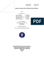 Analisis Kadar Air Dan Kadar Abu Metode Gravimetri