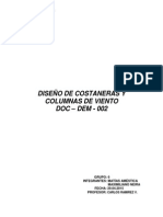 Entrega - 2 - Diseño de Costaneras y Columnas de Viento