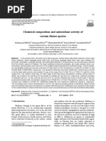 Chemical Composition and Antioxidant Activity of Certain Morus Species