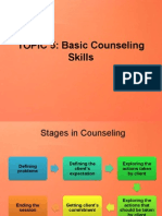 Stages in Counseling