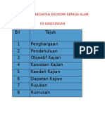 Kajian Kesan Kegiatan Ekonomi Kepada Alam Sekitar