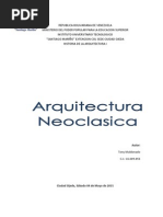 Arquitectura Neoclasica Tony Maldonado 16609856