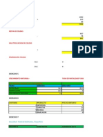 Ejercicios de Excel Primera Parte