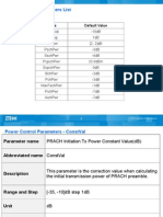 Power Control Parameter - ZTE