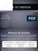 Balance de Energía