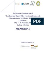 Memorias Del Seminario