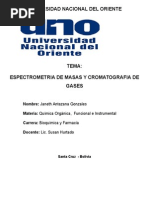 Espectrometria de Masas y Cromatografia de Gases