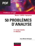 50 Problèmes Danalyse