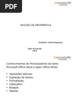 Processadores de Texto - Word e Writer