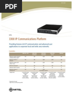 Mitel 3300 Feature Sheet PDF