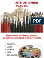 Elemente de Limbaj Plastic Punctul