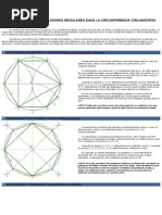 Construcciones de Polígonos Regulares Dada La Circunferencia Circunscrita