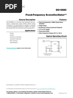 Ds1088C Fixed-Frequency Econooscillator™: General Description Features