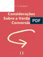 Considerações Sobre A Verdadeira Conversão - Charles Haddon Spurgeon