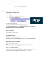 Integrated Lesson Plan - Stress