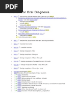 ICD 10 For Oral Diagnosis