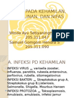 Infeksi Pada Kehamilan, Persalinan, Dan Nifas