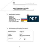 MSDS Sulfato de Magnesio - Kieserita