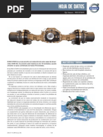 Hoja de Datos Eje Volvo RS1370HV