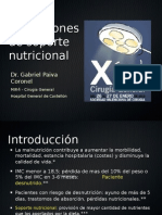 Indicaciones de Soporte Nutricional