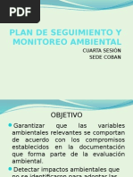 Plan de Seguimiento y Monitoreo Ambiental