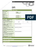 Business Continuity Plan Test Report