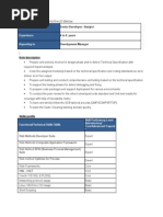 S Discussed Please Find The JD Below:: Position Experience Reporting To